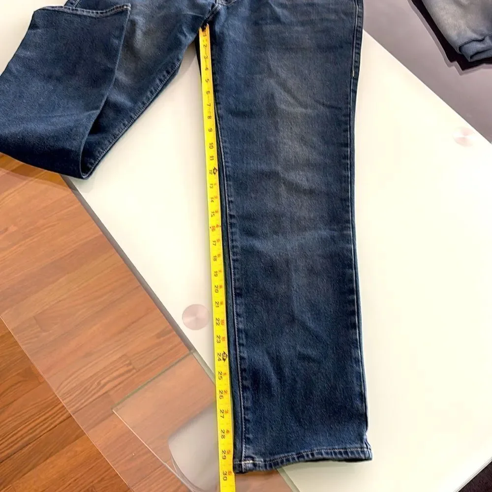 True Religion jeans NWT w34 l32 GENO relaxed slim dark smoky wash